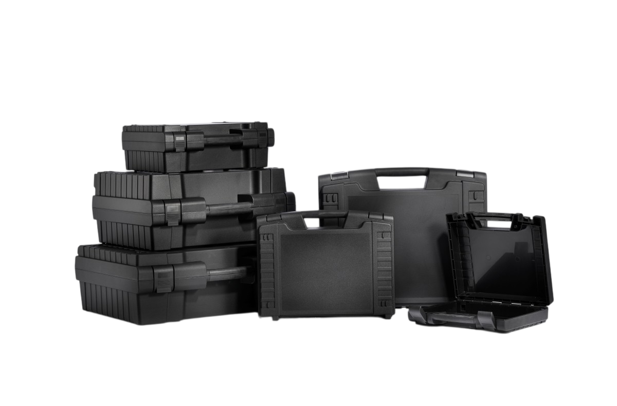 Guardique Heavy Cases — robust plastkuffert med skumindretning
