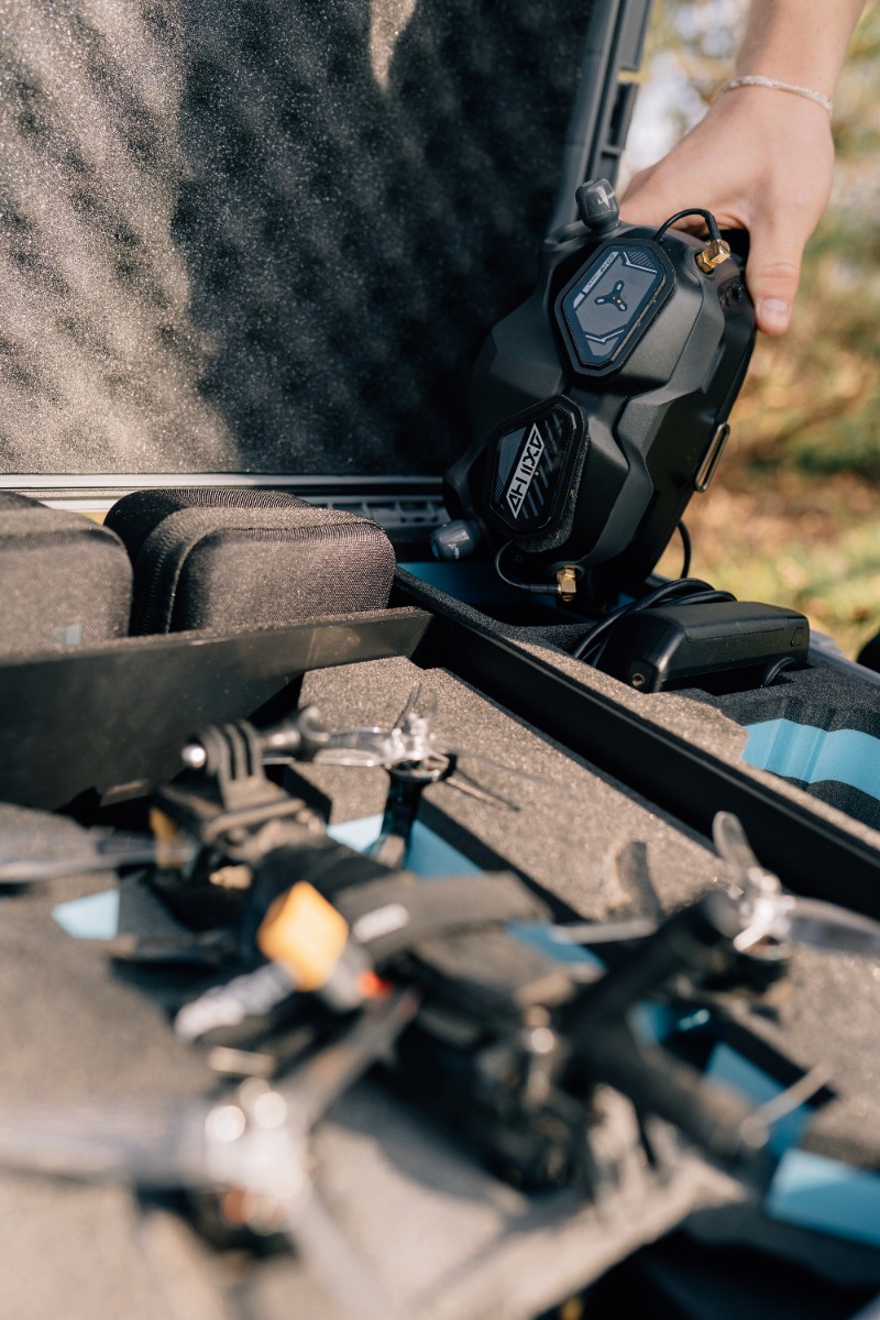 FPV drone case med goggles